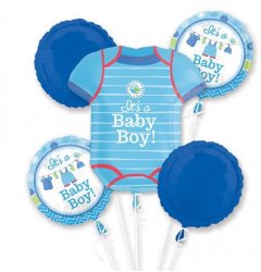 It's a Boy! Romper Balloon Bouquet