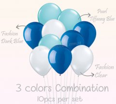 Ocean Blue Theme Helium Balloon Bundle