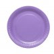 Solid Purple 9inches Lunch Paper Plate 25pcs