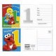 Sesame Street 1st Birthday Party Invitation Card