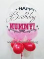 Customised Happy Birthday Mummy Bubble Balloon