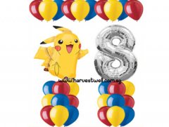 Pikachu Pokemon Balloon Value Package