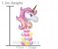 Customize Unicorn Balloon Column