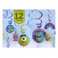 Monsters University Swirl Decorations Value Pack (12pcs)