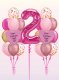 Personalised Pinkilicious Megaloon Balloon Bundle Set