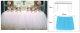 WHITE Colour TUTU Table Skirt (1 METRE)