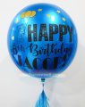 Customize Happy Birthday Bear ORBZ Balloon