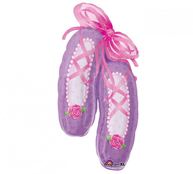 Ballet Shoe Super Shape Mylar Balloon