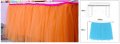 PEACH Colour TUTU Table Skirt (1 METRE)