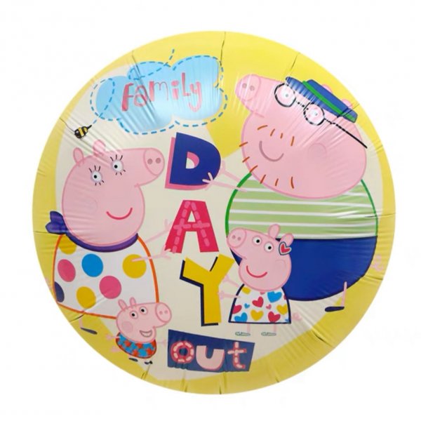 Peppa Pig Family Day Yellow Balloon