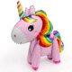 Mini Standing Pet Rainbow Pink Unicorn (Air-filled) Balloon Mini Standing Pet Rainbow Pink Unicorn (Air-filled) Balloon