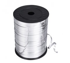 Metallic Silver Curling Ribbon Roll