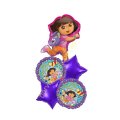 Happy Birthday Dora the Explorer Balloon Bouquet