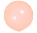 Pastel Macaron Peach Jumbo Round Shape Helium Latex Balloon