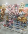 Personalised Rose Gold Megaloon Balloon Bundle Set