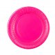 Solid Pink 7inches Dessert Paper Plate 10pcs