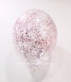 Rose Gold Glitter Helium Latex Balloon