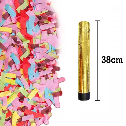 Medium Size Party Popper with Colourful Confetti