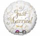 Just Married Wedding Mylar Balloon