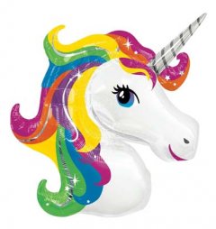 Unicorn Rainbow Super Shape Mylar Balloon