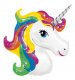 Unicorn Rainbow Super Shape Mylar Balloon