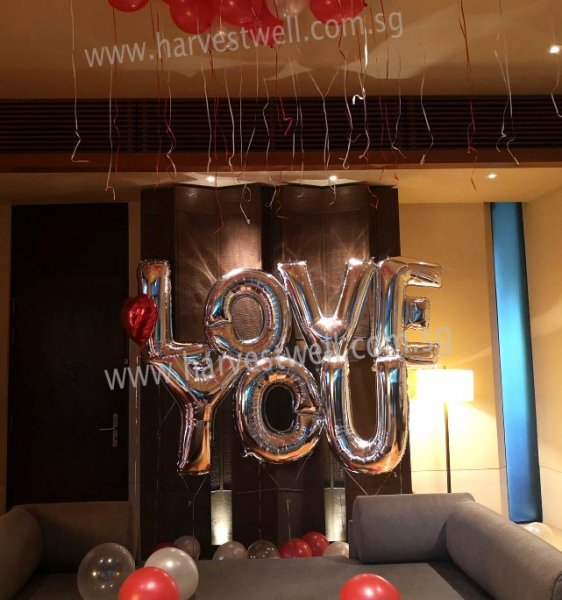 Infinite Love Bedroom Balloon Decoration Package