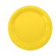 Solid Yellow 7inches Dessert Paper Plate 8pcs