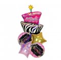 Happy Birthday Cake Balloon Bouquet