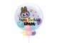 Personalised Labubu Birthday Theme Bubble Balloon