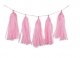 Baby Pink Tissue Tassel Garland