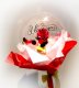 I Love You Personalized Red Rose Balloon Handheld Bouquet