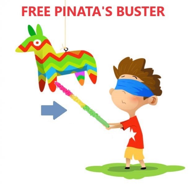 2D Cute Dinosaur Pinata