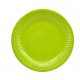 Solid Lime Green 7inches Dessert Paper Plate 10pcs