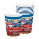 Racing Red Car Paper Cups