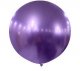 Chrome Purple Jumbo Round Shape Helium Latex Balloon