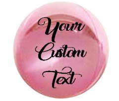 Customize Pink ORBZ Balloon