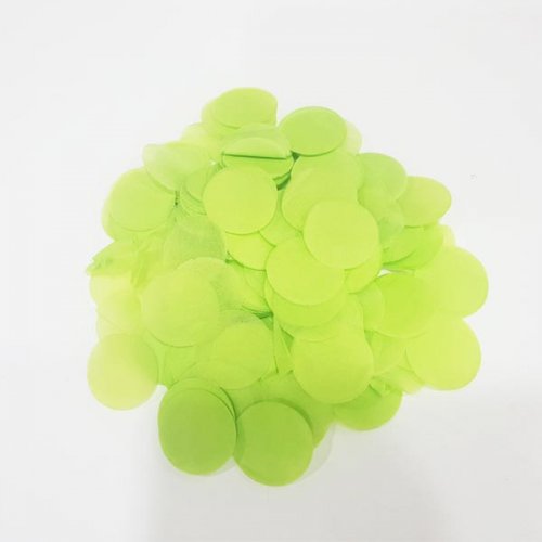 Lime Green Tissue Confetti