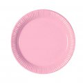 Solid Pink 9inches Lunch Paper Plate 10pcs