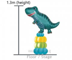 Customize Dinosaur Balloon Column