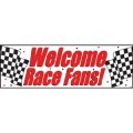 WELCOME RACE FANS! PARTY GIANT BANNER