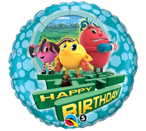 Pac-Man & The Ghostly & Adventures HBD Mylar Balloon