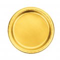 Solid Gold 7inches Dessert Paper Plate 25pcs