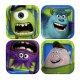 Monsters University Square Paper Plates