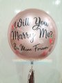 Marry Me Red Hearts ORBZ Balloon