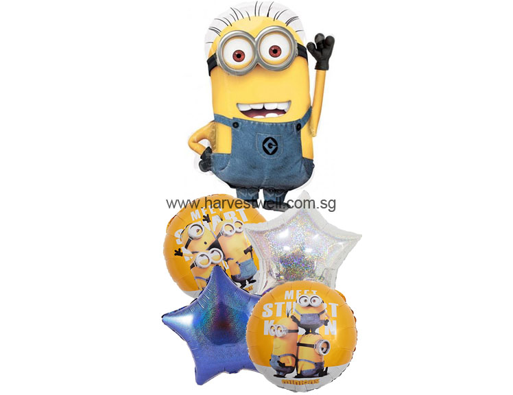 Despicable Me Minions Balloon Bouquet