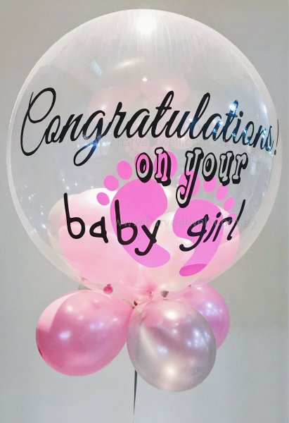 baby girl balloons delivery