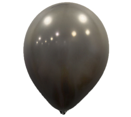 Chrome Black Helium Latex Balloon Chrome Balloons [Chrome- Black] - $1. ...