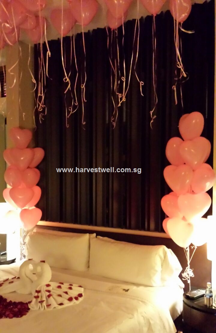 Romantic Bedroom Balloon Decoration Package